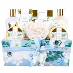 12pcs Spa Gift Basket with White Jasmine and Shea Butter for Women