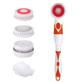 Long Handle Waterproof Electric Bath Brush and Massager