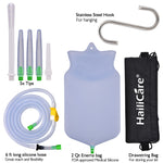 2QT Foldable Silicone Enema Bag Kit
