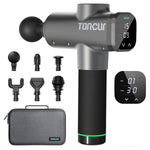 TONCUR Portable Massager with 30 Therapy Speeds and 6 Massage Heads