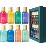 Variety Gift Set of 8 Beautiful Body Wash Fragrances for Men and Women
